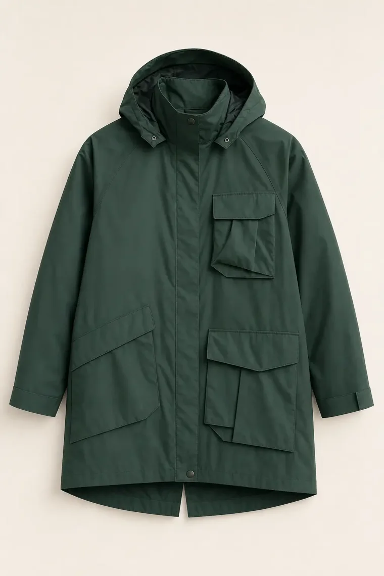 Juniper Light Rain Jacket in Forest