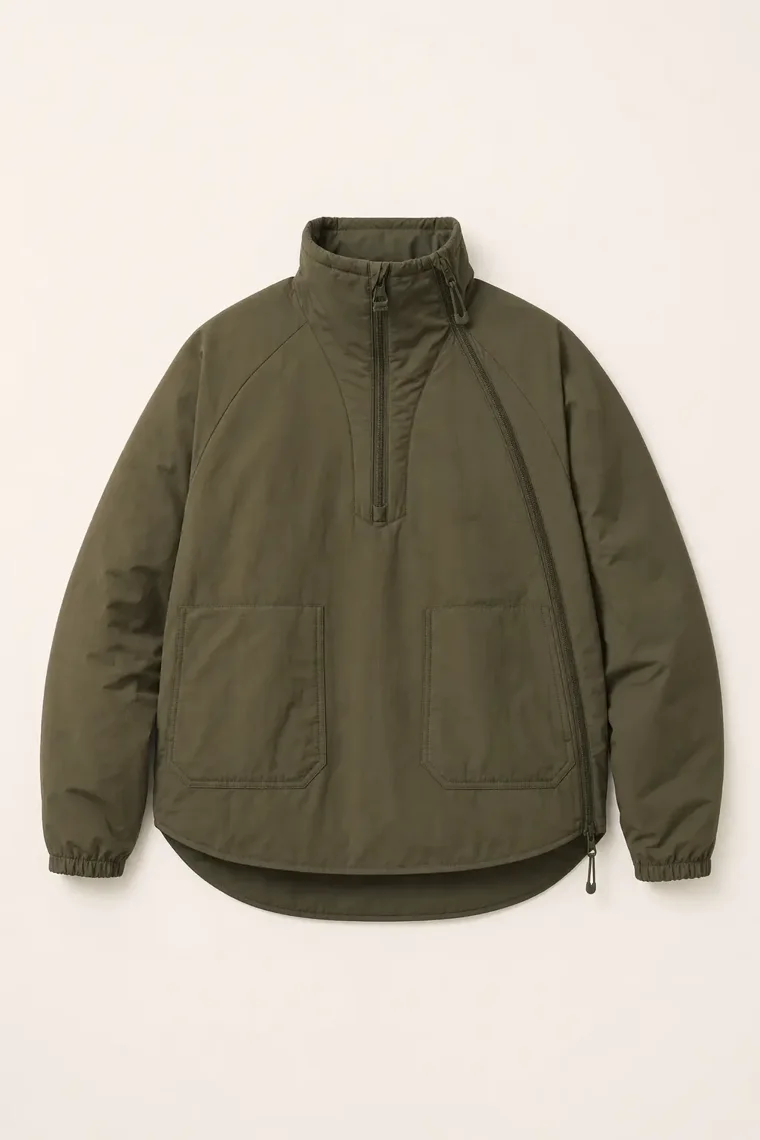Linden Technical Trench in Olive
