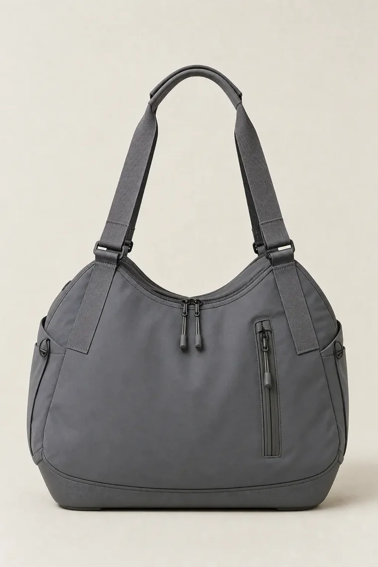 Umber Court Technical Tote in Slate