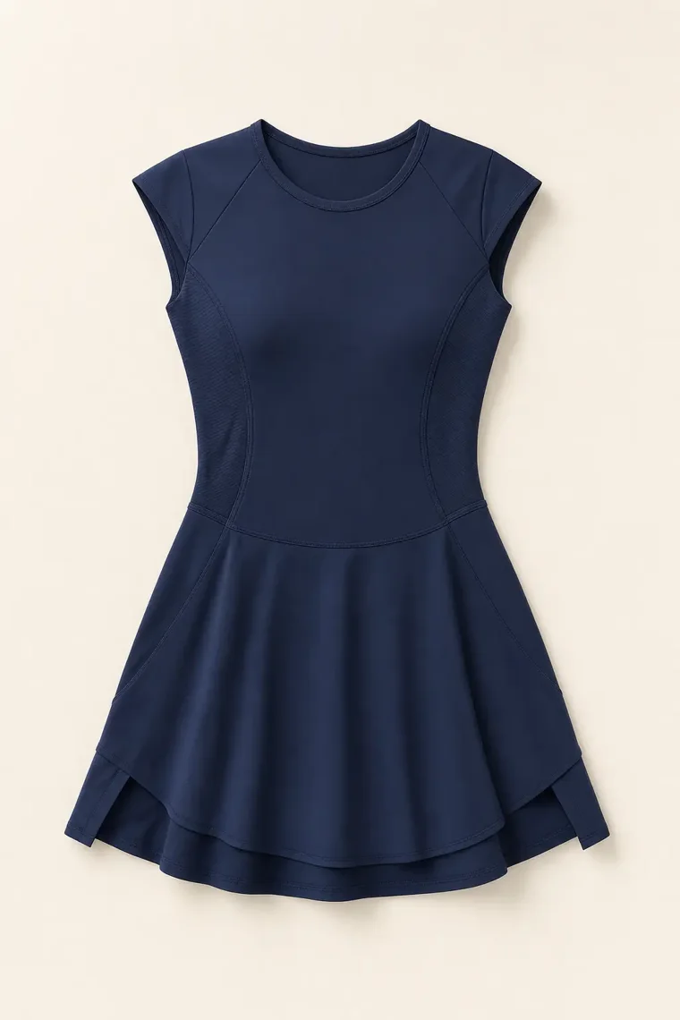 Cairn Tournament Dress in Navy