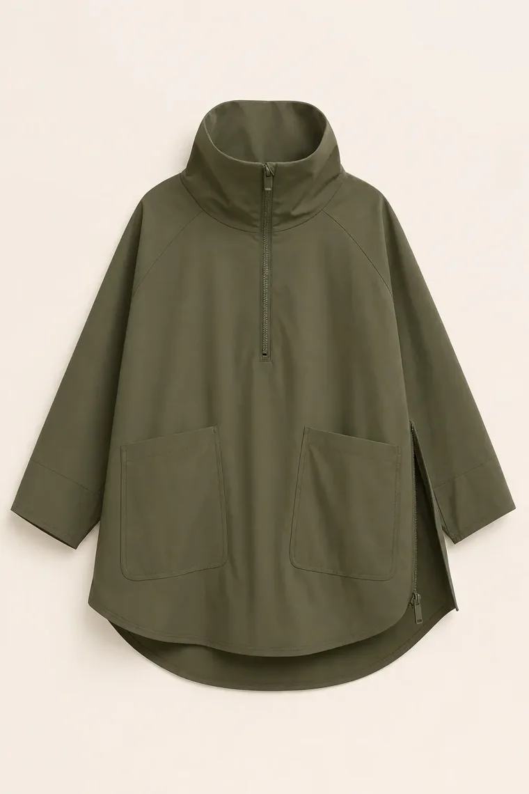 Lorne Technical Car Coat in Olive