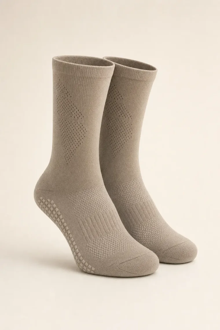 Kestrel Technical Travel Sock in Stone