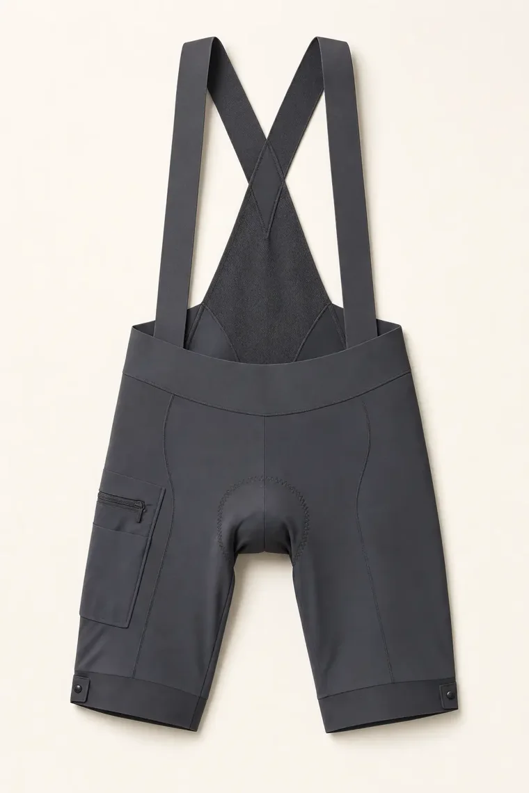 Vale Bib Short in Graphite