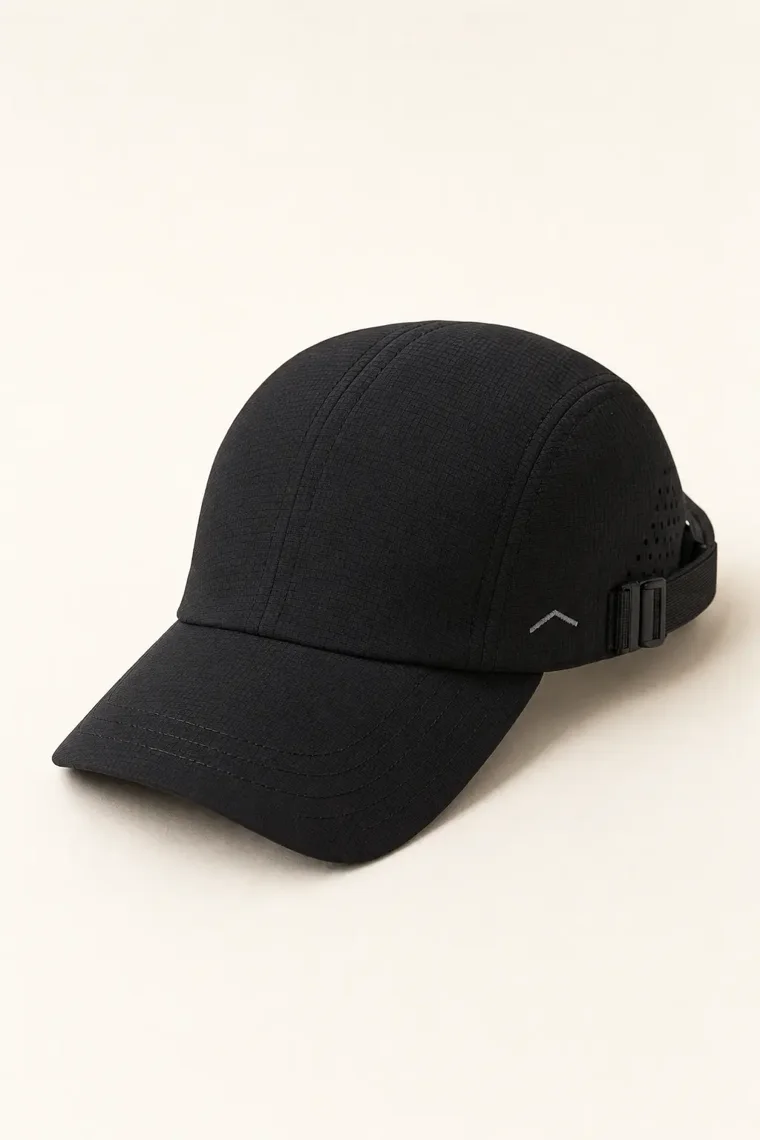 Noble Reflective Run Cap in Black
