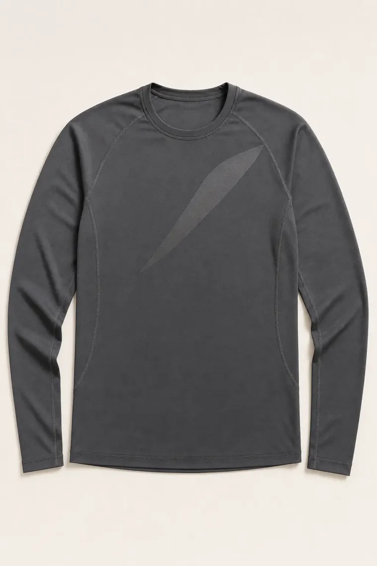 Kite Long-Sleeve Run Top in Graphite
