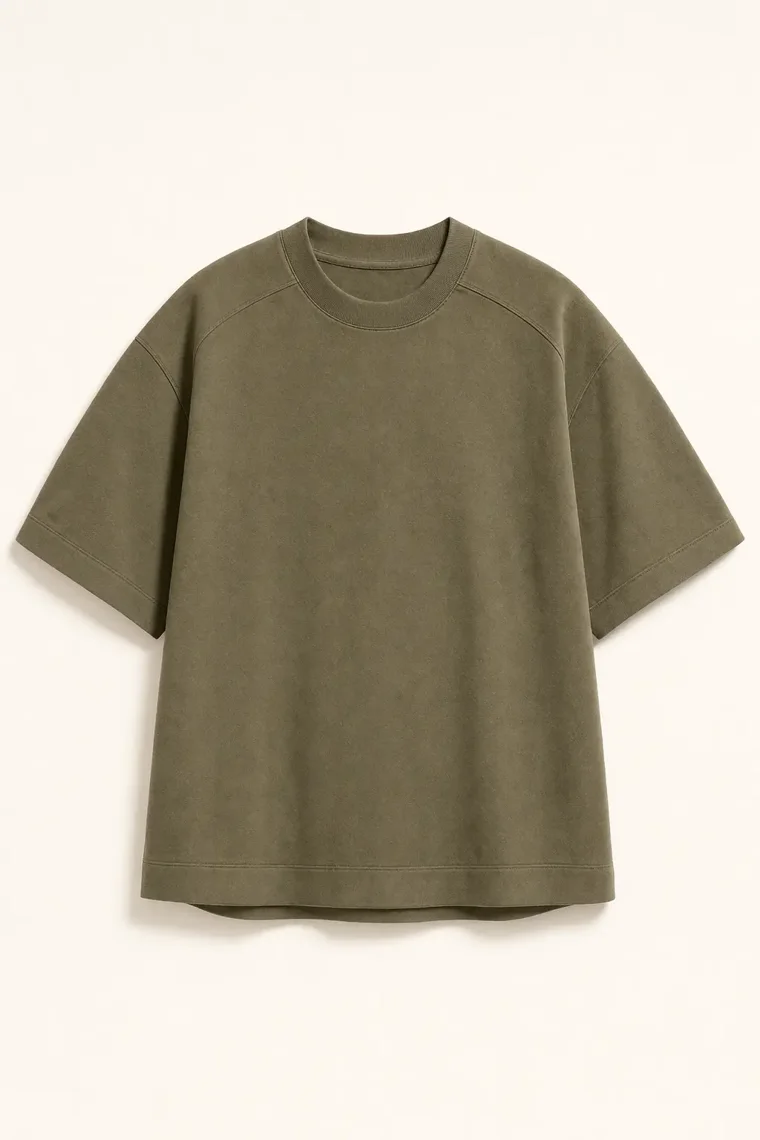 Acre Heavyweight Tee in Olive