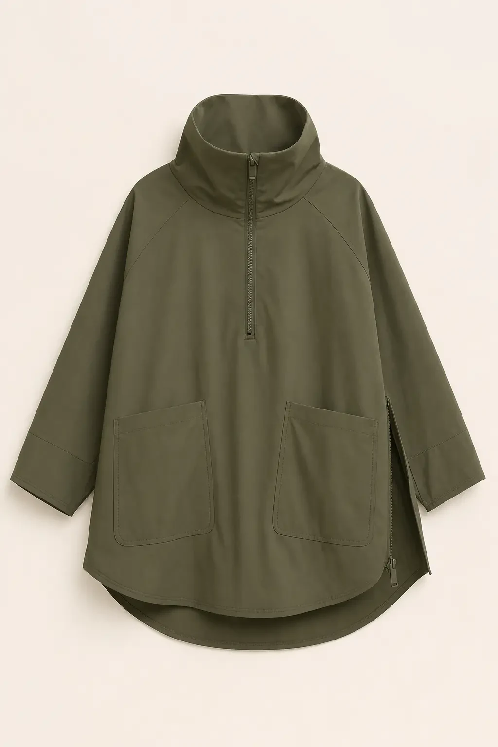 Lorne Technical Car Coat in Olive