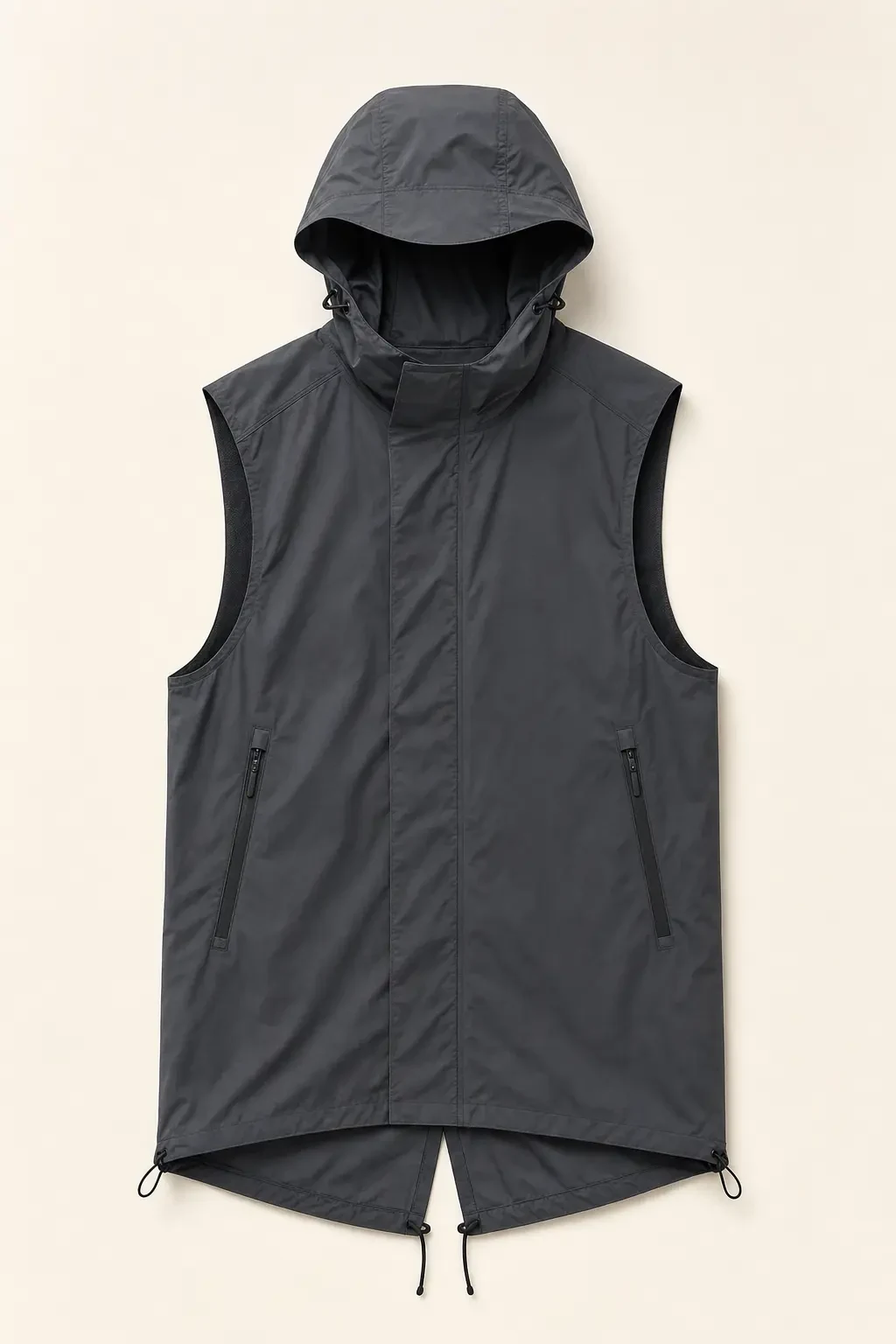 Grove Wind Running Vest in Graphite