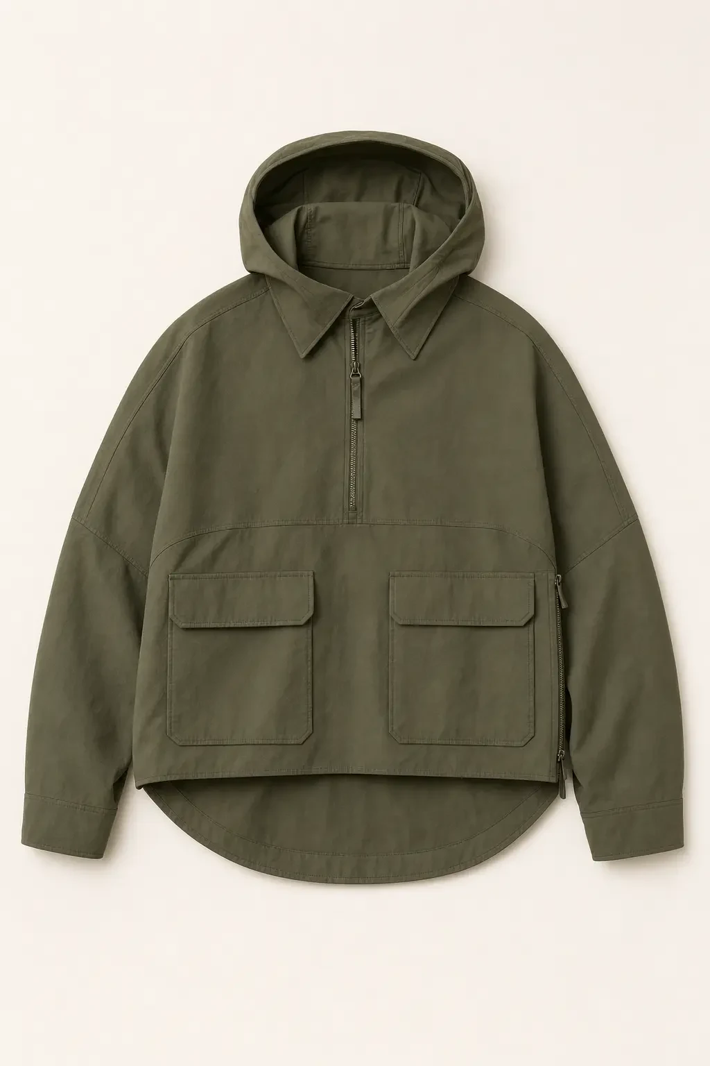 Tide Field Overshirt in Olive