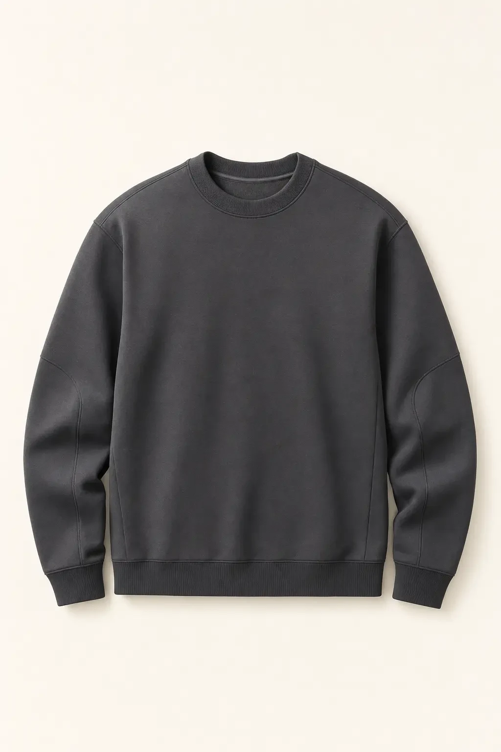 Pine Technical Crewneck in Charcoal